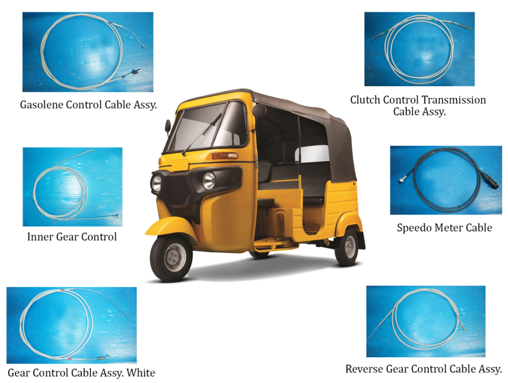 Three Wheeler Auto Control Cable for Three Wheeler Auto